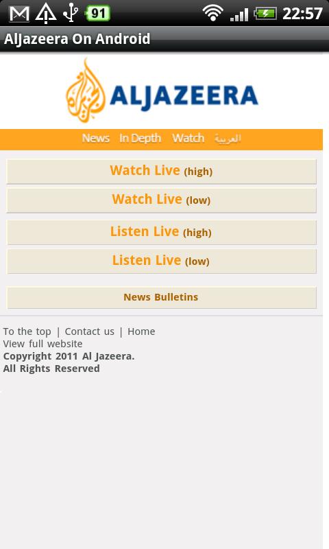 Al Jazeera On Android Android News & Magazines