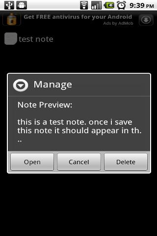 Notes and Memos Android Productivity