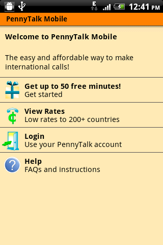 PennyTalk Mobile Android Social