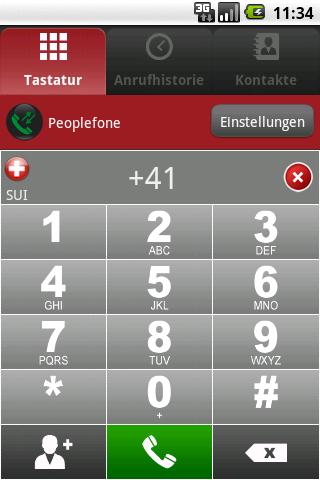 peoplefone Android Communication