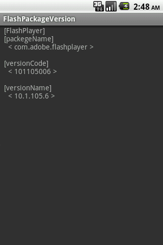 Flash Player Version Checker