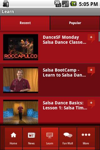 Salsa Dance Android Entertainment