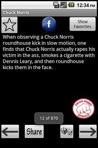 Chuck norris facts n jokes Android Entertainment