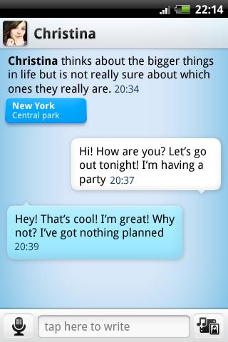 Hanashi Messenger Android Communication