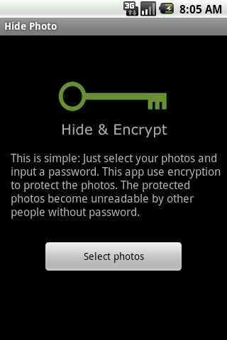 Hide Photo LE Android Photography