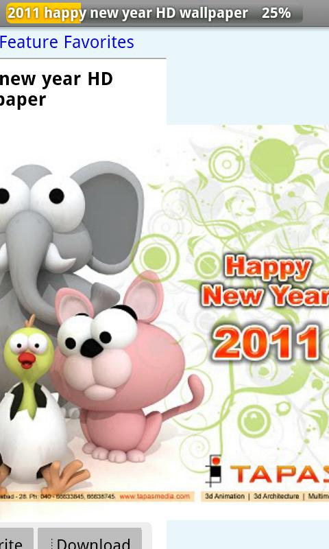 2011 happy new year HD wallpap Android Entertainment