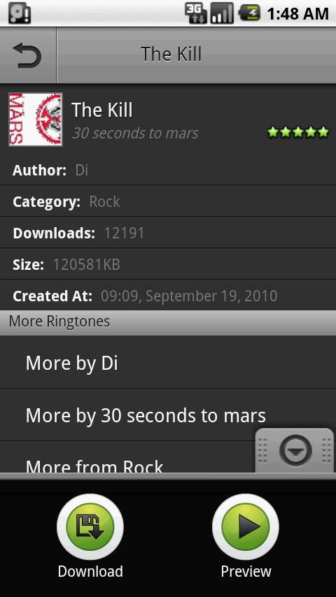 30 Seconds to Mars Ringtone Android Entertainment