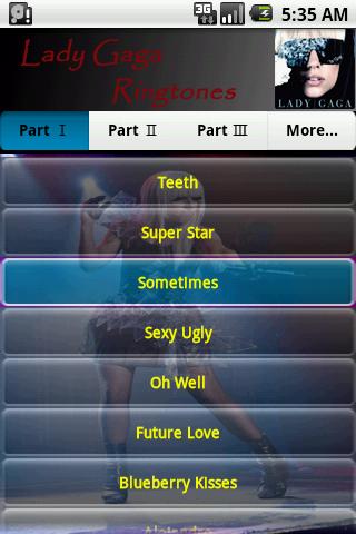 Lady Gagas Ringtones