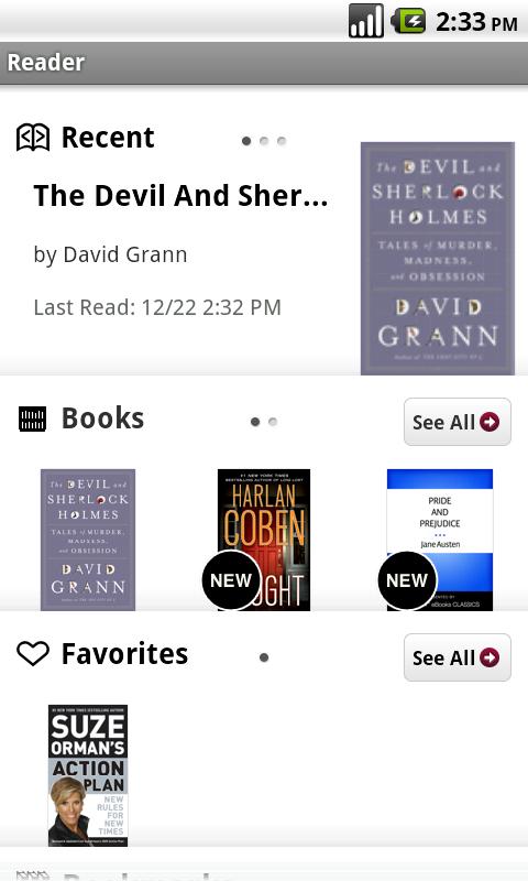 Reader Android Books & Reference