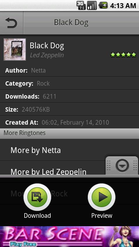 Led Zeppelin Ringtone Android Entertainment