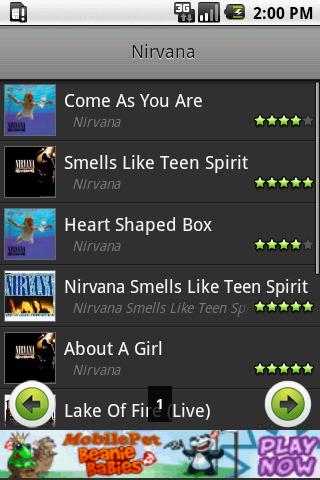 Nirvana Ringtone Android Entertainment