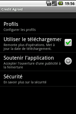 Credit Agroid Android Finance