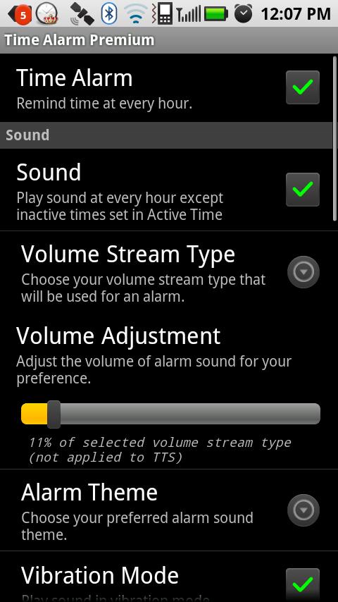 Time Alarm Premium Android Tools