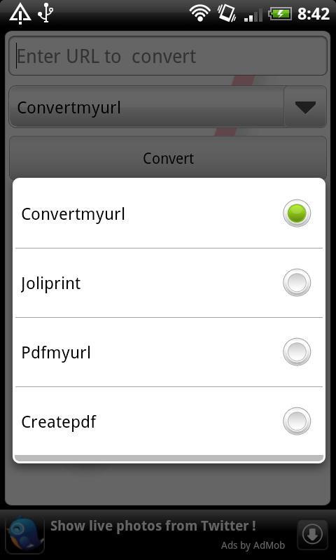 UrlToPDF Android Productivity