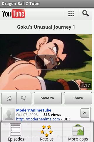 DragonBallZTube Free Android Media & Video