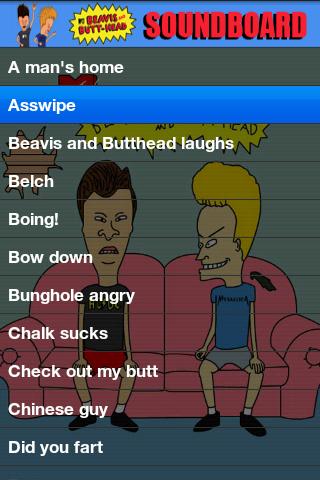 Beavis & Butthead Soundboard Android Entertainment