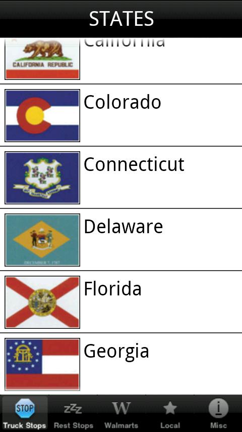 Truck Stops Android Travel & Local