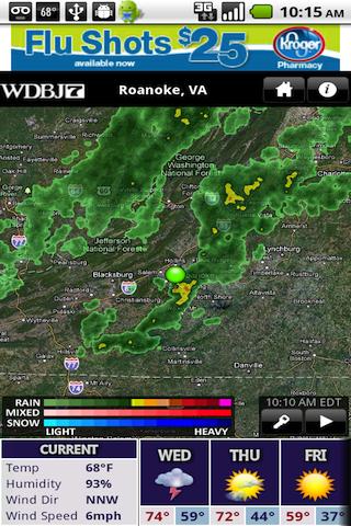wdbj7weather Android Weather