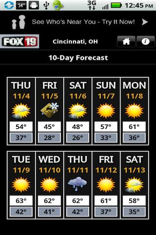 FOX19 WX Android Weather