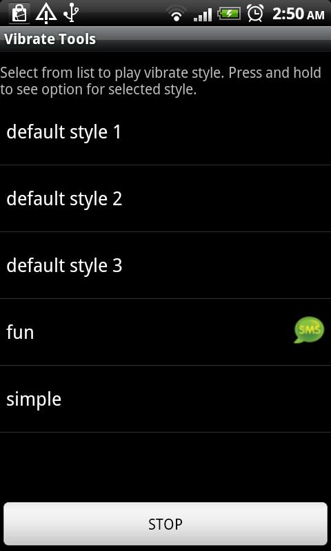 Vibrate tools Android Tools
