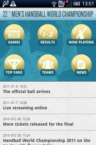 Handball 2011 Android Sports