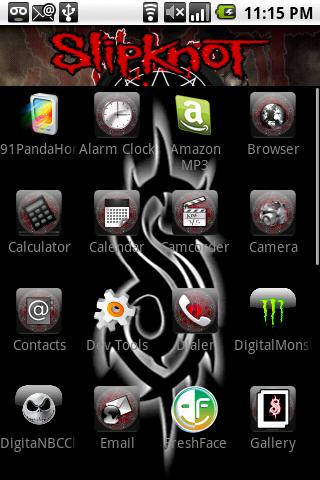 Slipknot Theme Android Personalization