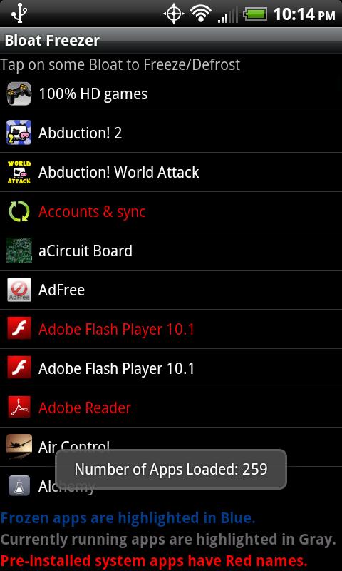 Bloat Freezer – Root Android Tools