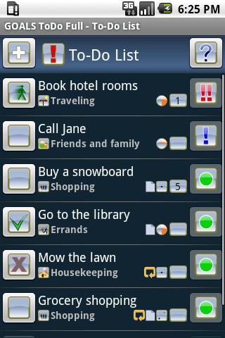 GOALS ToDo Full Android Productivity
