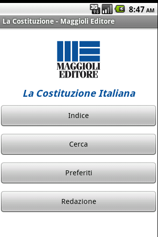 La Costituzione Italiana Android Books & Reference
