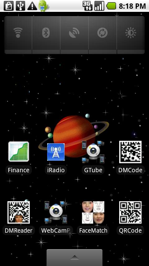 Live Wallpaper Saturn Android Personalization