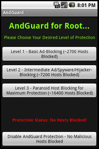 AndGuard Pro w/ Iptables