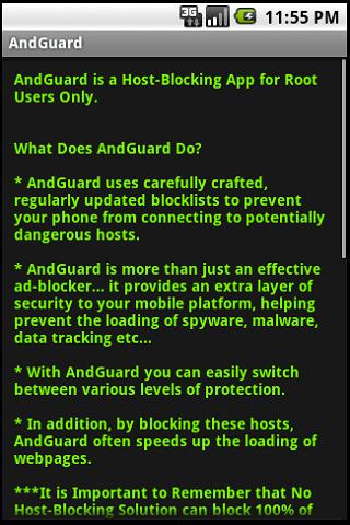 AndGuard Pro (w/ Iptables) Android Tools