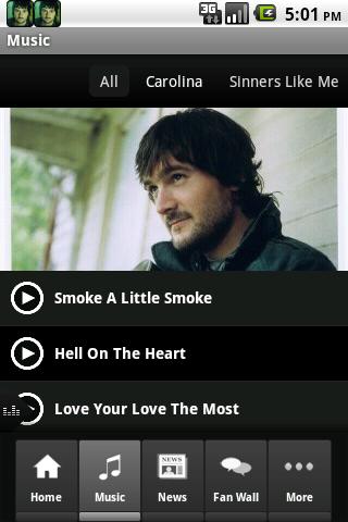Eric Church Android Entertainment