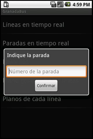 GranadaBus Android Transportation