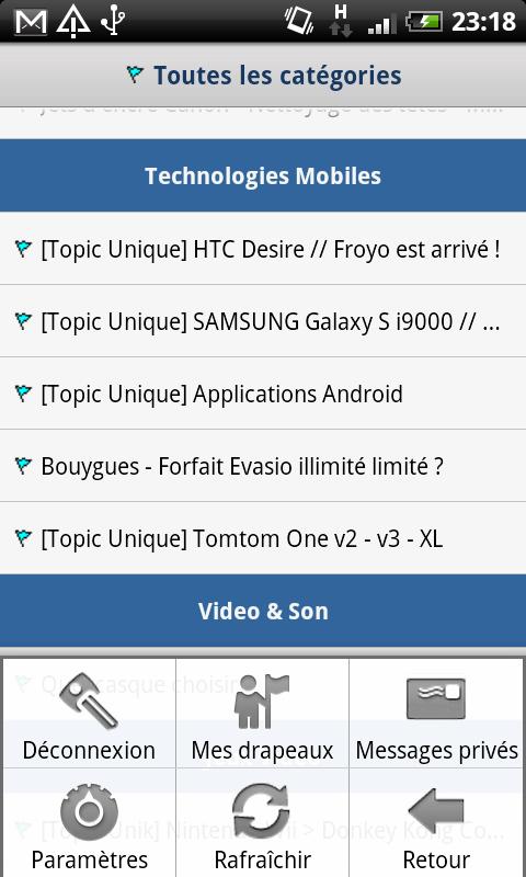HFR4droid Android Social