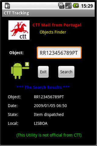 Portugal CTT Tracking Android Tools