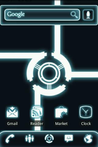 ADW Theme Tron Legacy Pro Android Personalization