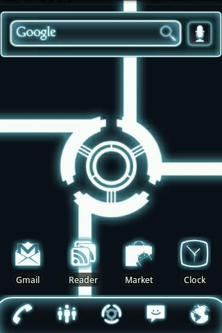 ADW Theme Tron Legacy Pro