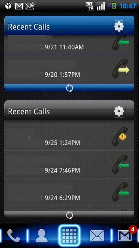 Call Log Widget Free Android Productivity