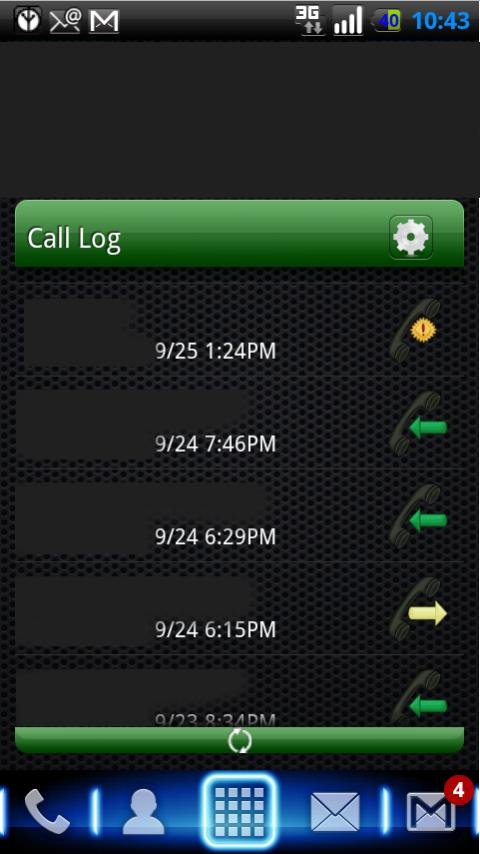 Call Log Widget Free Android Productivity