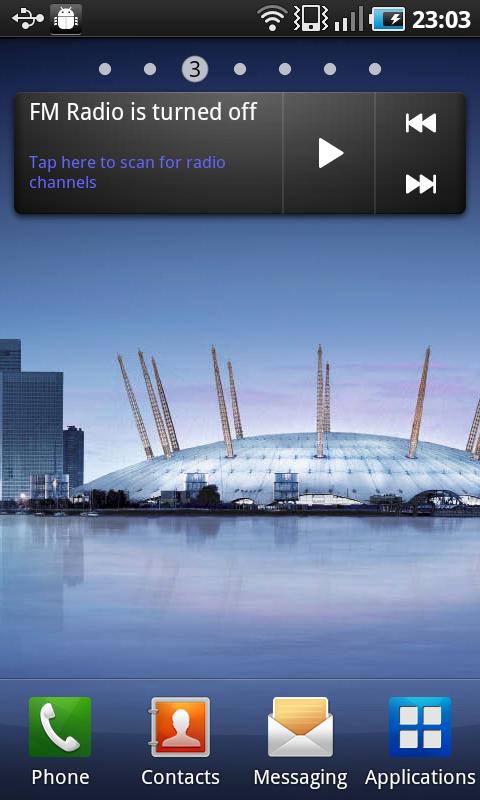 Samsung Galaxy S radio widget Android Music & Audio