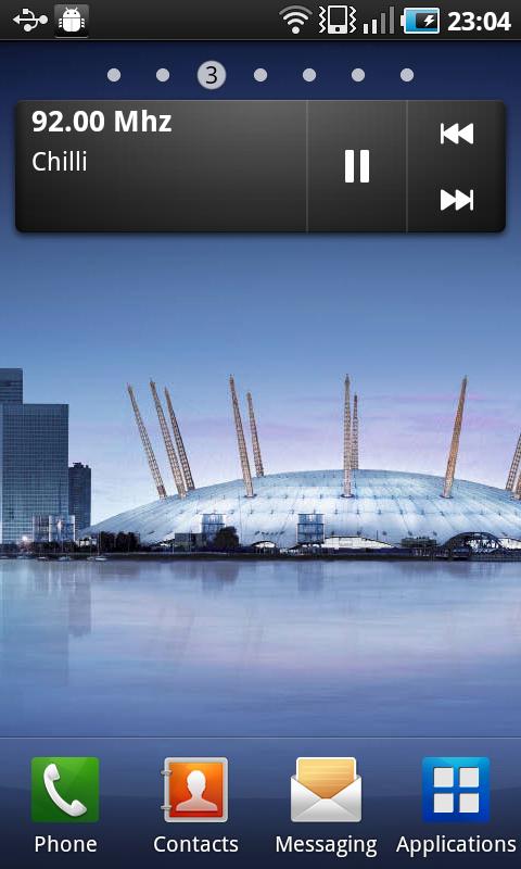 Samsung Galaxy S radio widget Android Music & Audio