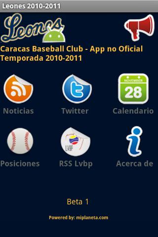 Leones 2010-2011 BETA Android Sports