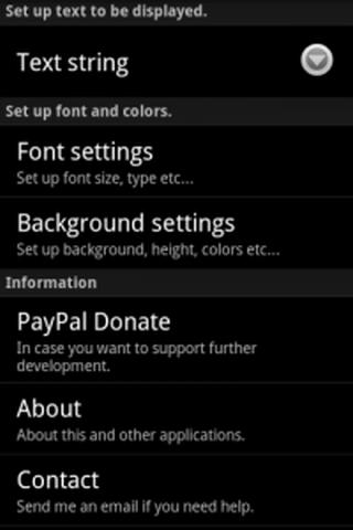 Text widget (donate) Android Tools