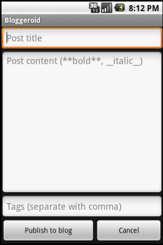 Bloggeroid Android Social