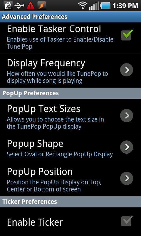 Tune Pop Android Entertainment
