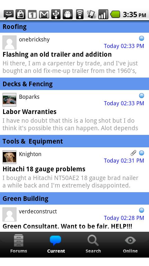 Contractor Talk Forum Android Social