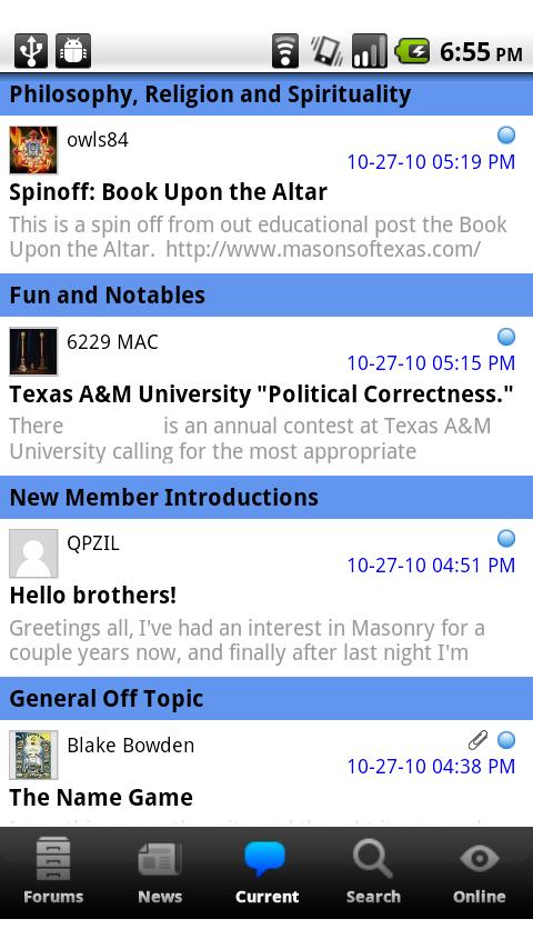 Masons of Texas Android Social