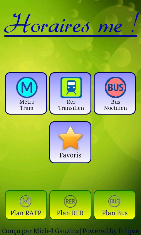 Horaires Me ! Android Travel & Local