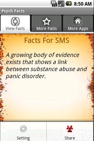 Psych Facts Android Health & Fitness